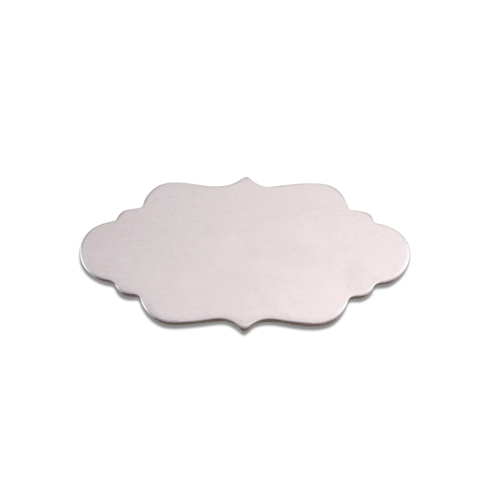 Aluminum Elegant Plaque, 29.5mm (1.16) x 14.6mm (.57), 18 Gauge, Pac –  Beaducation