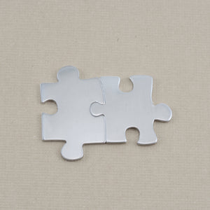 Aluminum Paired Puzzle Pieces, 18 Gauge, Pack of 5 Sets