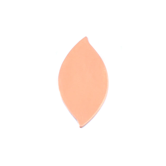 Copper Leaf, 25mm (1") x 12.7mm (.50"), 24g, Pack of 5