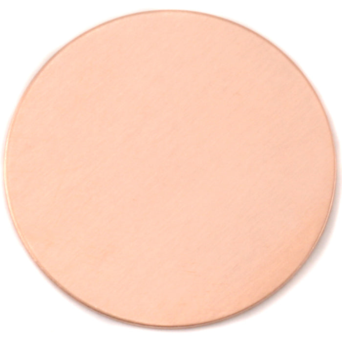 Copper Round, Disc, Circle, 48.5mm (1.91"), 24 Gauge