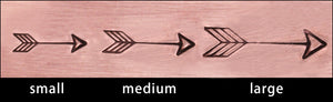 Medium Classic Arrow Metal Design Stamp- Beaducation Original