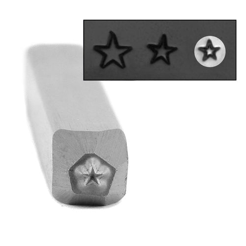 Metal Stamping Tools Star Metal Design Stamp, 1.6mm - Beaducation Original