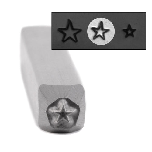 Metal Stamping Tools Star Metal Design Stamp, 2.5mm - Beaducation Original