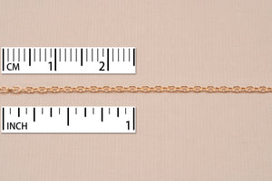 Gold Filled 1.5mm Cable Chain, 16" - Spring Ring Clasp