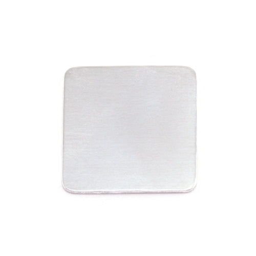 Metal Stamping Blanks Aluminum Rounded Square, 19mm (.75"), 18g, Pack of 5