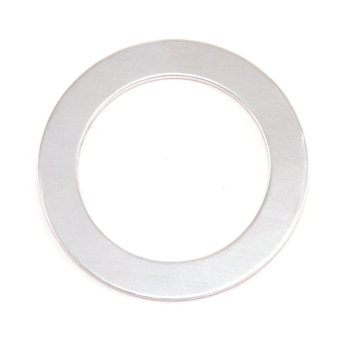RMP Stamping Blanks, 1/2 Inch Round with One Hole, Aluminum 0.063 Inch (14  Ga.) - 1,000 Pack