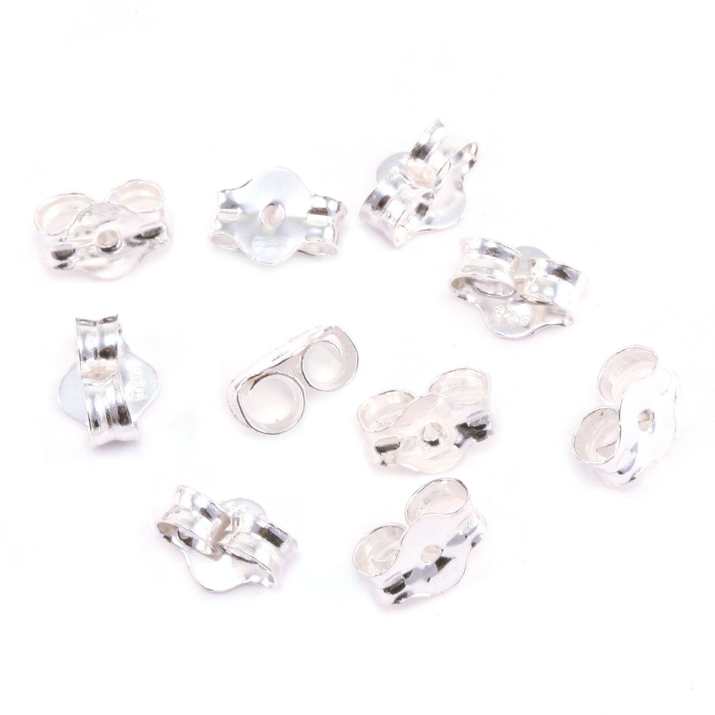 Sterling Silver Earring Backs, 5 pair – Beaducation