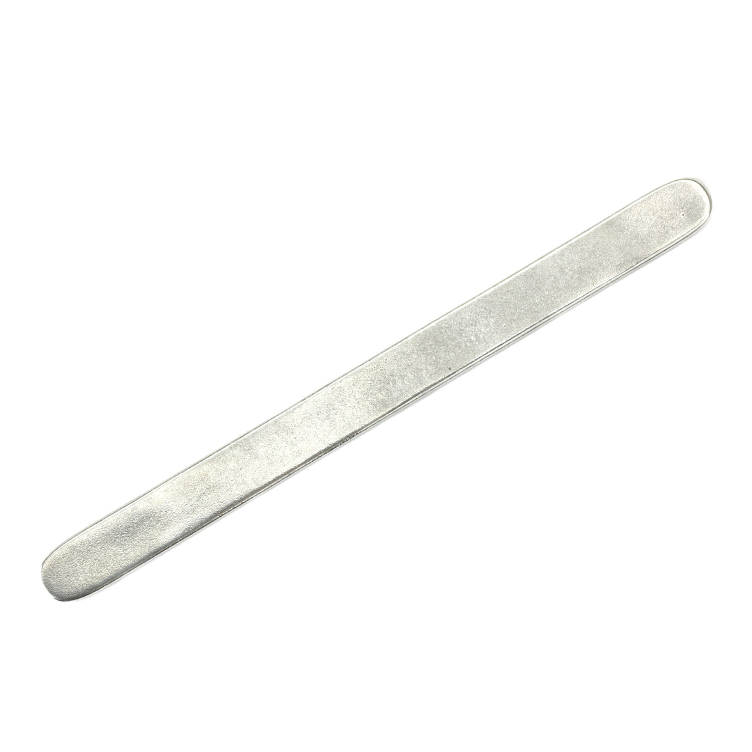 Metal Stamping Blanks Pewter Bracelet Blank, 146mm (5.75") x 12mm (.48"), 12g