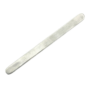 Metal Stamping Blanks Pewter Bracelet Blank, 159mm (6.25") x 12mm (.48"), 12g