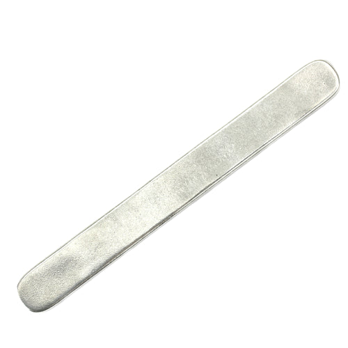 Metal Stamping Blanks Pewter Bracelet Blank, 159mm (6.25") x 18mm (.71"), 12g