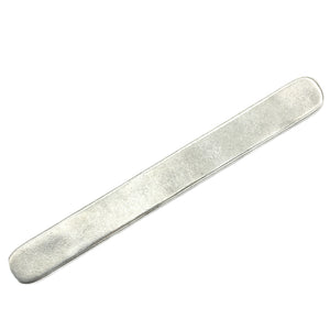 Metal Stamping Blanks Pewter Bracelet Blank, 146mm (5.75") x 18mm (.71"), 12g