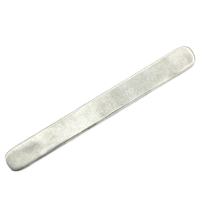 Pewter Bracelet Blank, 146mm (5.75") x 18mm (.71"), 12 Gauge
