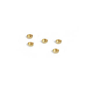 Rivets and Findings  Gold Filled 3mm (.12") Bezel Cup Settings, Pack of 5