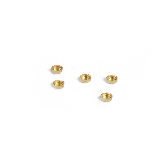 Gold Filled 3mm (.12") Bezel Cup Settings, Pack of 5