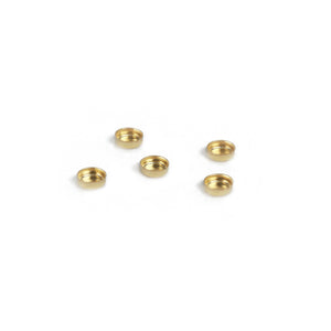 Rivets and Findings  Gold Filled 4mm (.16") Bezel Cup Settings, Pack of 5