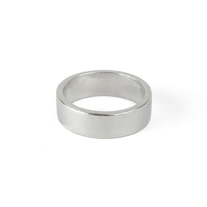 Pewter Ring Stamping Blank, 6mm Wide,  SIZE 7
