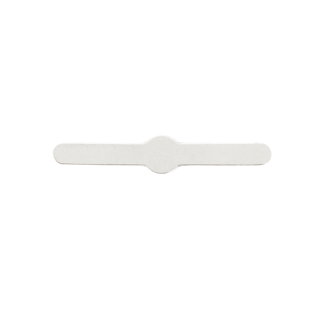 Metal Stamping Blanks Pewter Flat Ring Blank with 12mm (.47") Round, Disc, Circle, 57.2mm (2.25") - SIZE 6-8