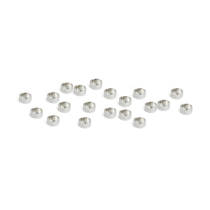 Rivets and Findings  Fine Silver 3mm (.12") Bezel Cup Settings, Pack of 20