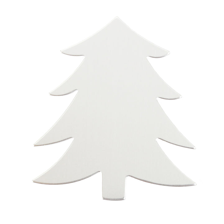 Metal Stamping Blanks Aluminum Tree Ornament Blank, 58.4mm (2.3") x 51.4mm (2.04"), 18g