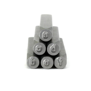 Beaducation Block Lowercase Letter Stamp Set 3/32" (2.4mm)