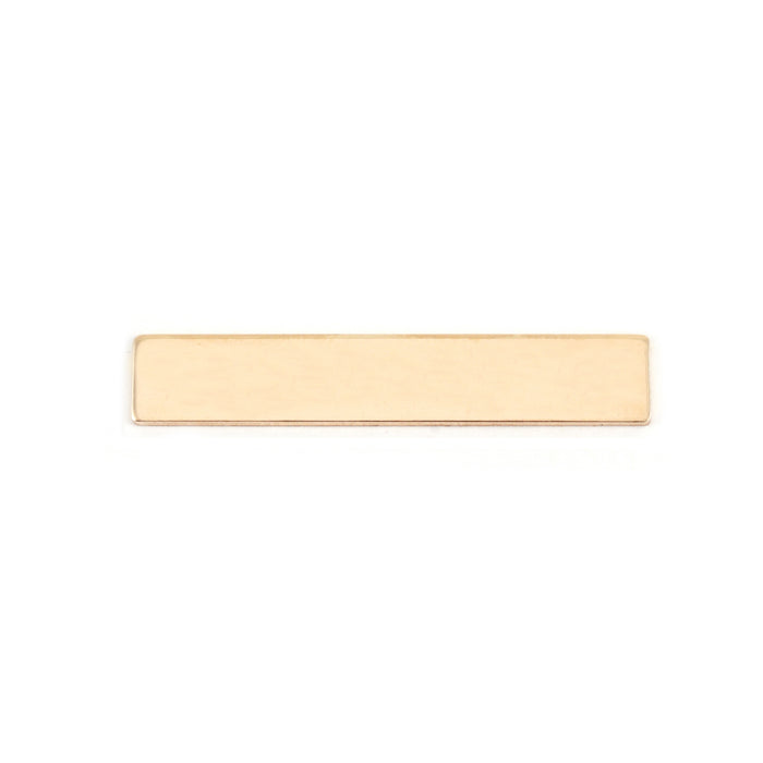 Gold Filled Rectangle Bar, 30.5mm (1.20") x 5mm (.20"), 20 Gauge