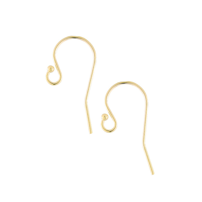 Gold Filled Balled Earwires