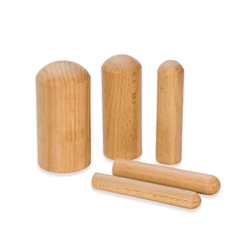 Jewelry Making Tools 5 Piece Wood Dapping Punch Set