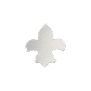 Aluminum Fleur de Lis, 33.25mm (1.3") x 29.6mm (1.16"), 18 Gauge