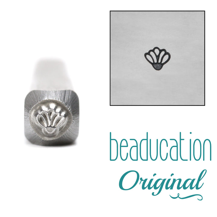 Tiny Flower Side View Metal Design Stamp, 3mm - Beaducation Original