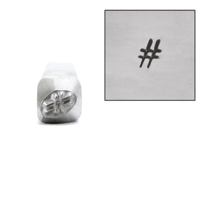 Metal Stamping Tools # Hashtag Metal Design Stamp, 1/8"