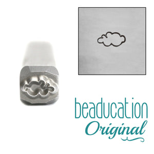 Metal Stamping Tools Cloud Metal Design Stamp, 5mm - Beaducation Original