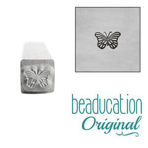 Metal Stamping Tools Monarch Butterfly Metal Design Stamp, 5mm - Beaducation Original