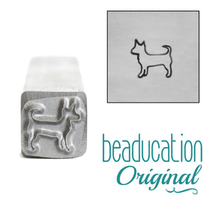 Metal Stamping Tools Pancho the Dog Metal Design Stamp, 7mm - Beaducation Original