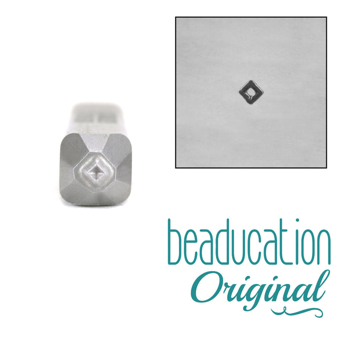 Tiny Diamond Metal Design Stamp, 1.5mm - Beaducation Original