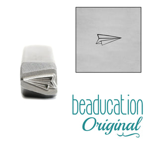 Metal Stamping Tools Paper Airplane Metal Design Stamp, 5mm - Beaducation Original 