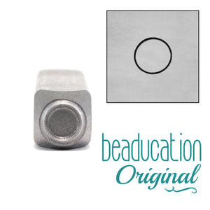 Metal Stamping Tools Circle Metal Design Stamp 6mm - Beaducation Original