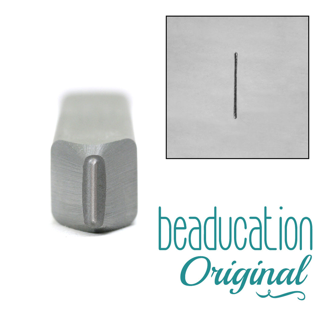 Metal Stamping Tools Line Slash Metal Design Stamp, 6.5mm - Beaducation Original