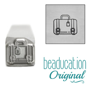 Metal Stamping Tools Suitcase Metal Design Stamp, 8.2mm - Beaducation Original