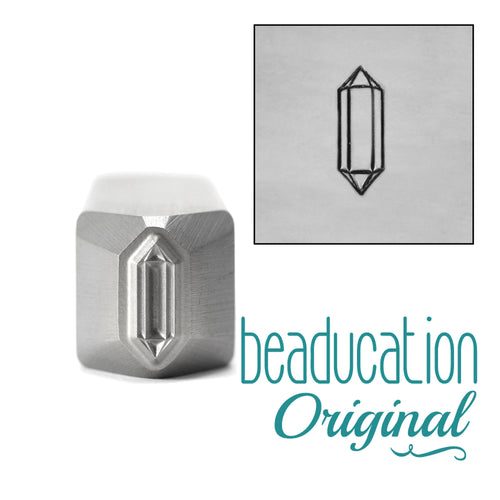 Metal Stamping Tools Faceted Crystal Metal Design Stamp, 10mm - Beaducation Original