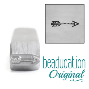 Metal Stamping Tools Traditional Arrow Metal Design Stamp, 11mm - Beaducation Original
