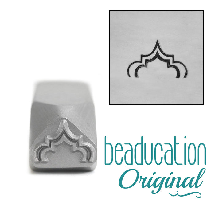 Tall Moroccan Arch Metal Design Stamp, 11mm Beaducation Original
