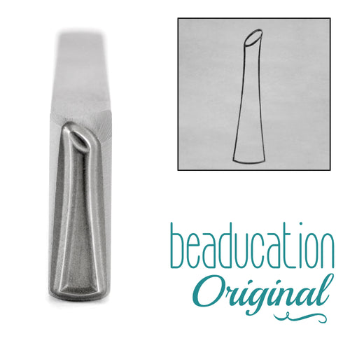 Metal Stamping Tools Tall Modern Flower Vase Metal Design Stamp, 17mm - Beaducation Original
