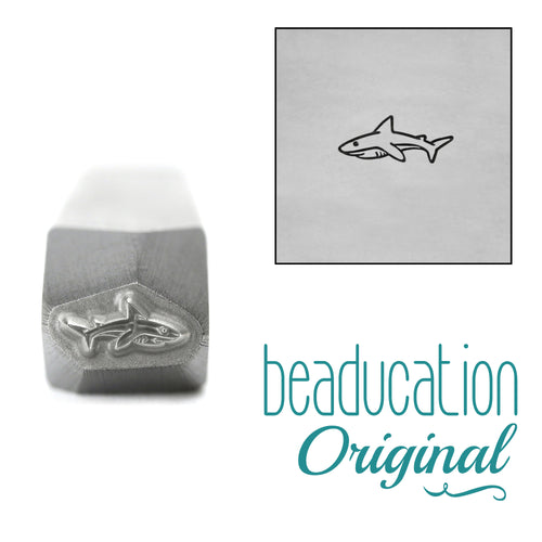 Metal Stamping Tools Baby Shark Metal Design Stamp, 6.5mm - Beaducation Original