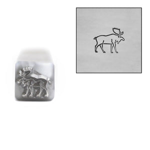 Metal Stamping Tools Moose Metal Design Stamp, 6mm, by Stamp Yours