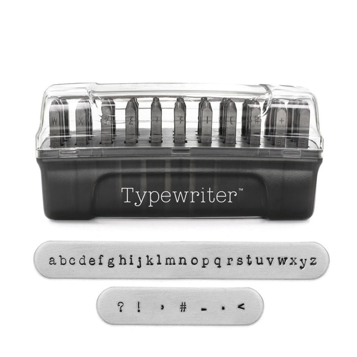 ImpressArt Typewriter Lowercase Letter Stamp Set, 3mm