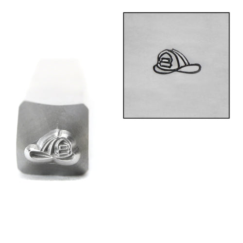 Metal Stamping Tools Firefighter Helmet Metal Design Stamp, 5mm, by Stamp Yours