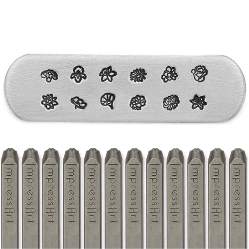 Impressart Bears 4mm and 6mm Signature Metal Stamp Beaducation Metal  Stamping Tools and Supplies for Hand Stamped Jewelry DS771 