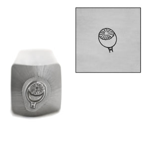 Metal Stamping Tools Poppy Bud Metal Design Stamp, 6mm by Little Freckle