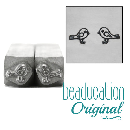 Metal Stamping Tools Love Birds Metal  Design Stamp, 7mm - Beaducation Original