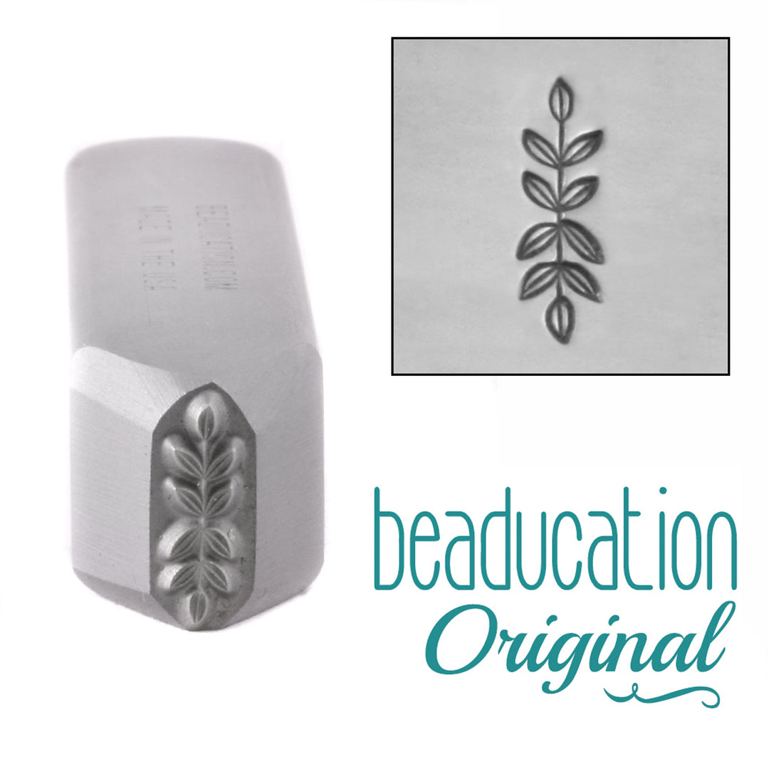 Metal Stamping Tools Symmetrical Branch Border Metal Design Stamp-Beaducation Original